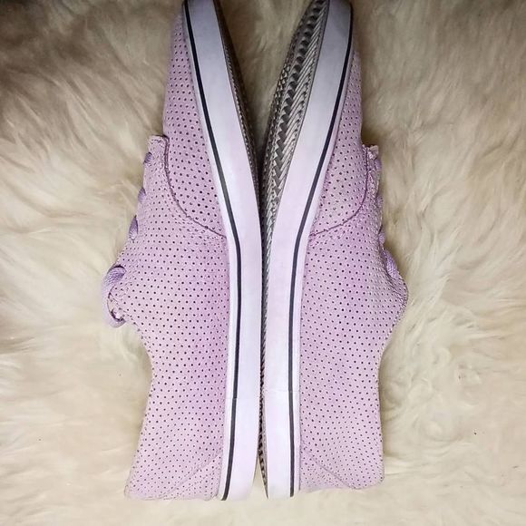 Nike Braata Lite Sneaker Lavender Purple Perforated Suede Low Skater Size 8.5 - Picture 4 of 8
